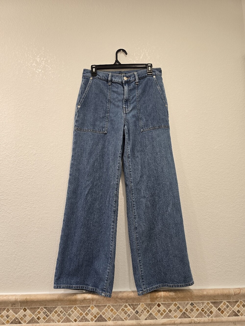 Jcrew Camp-pocket wide-leg jean Size 26